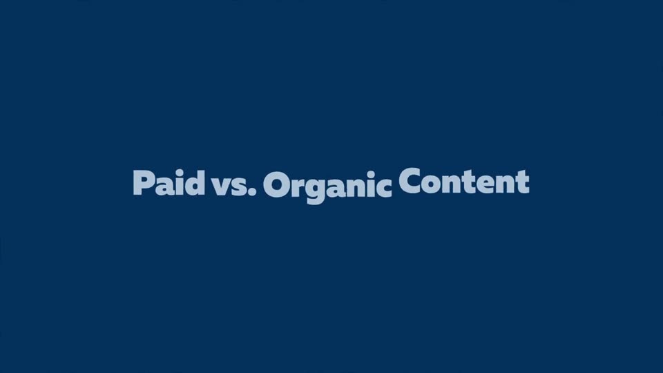 CUB Paid vs Organic Content Infographic