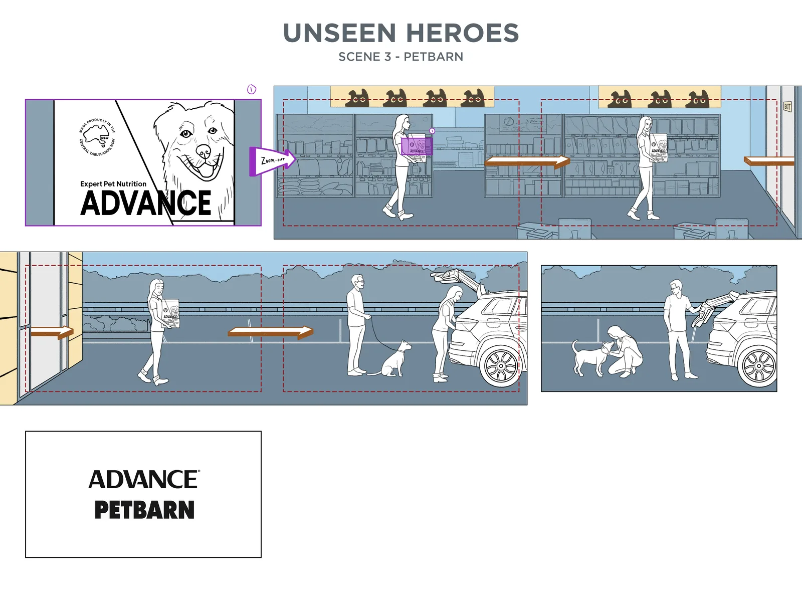 Advance - Unseen Heroes Storyboard 3 - PetBarn
